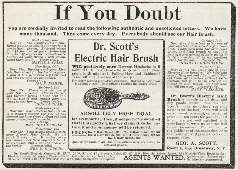 electric hairbrush