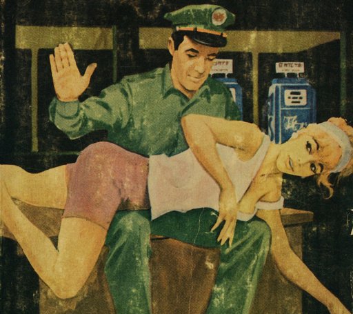 spanked by the gas station attendant
