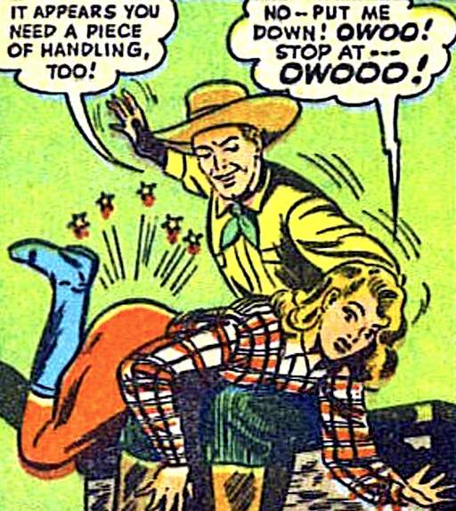 cowboy spanking