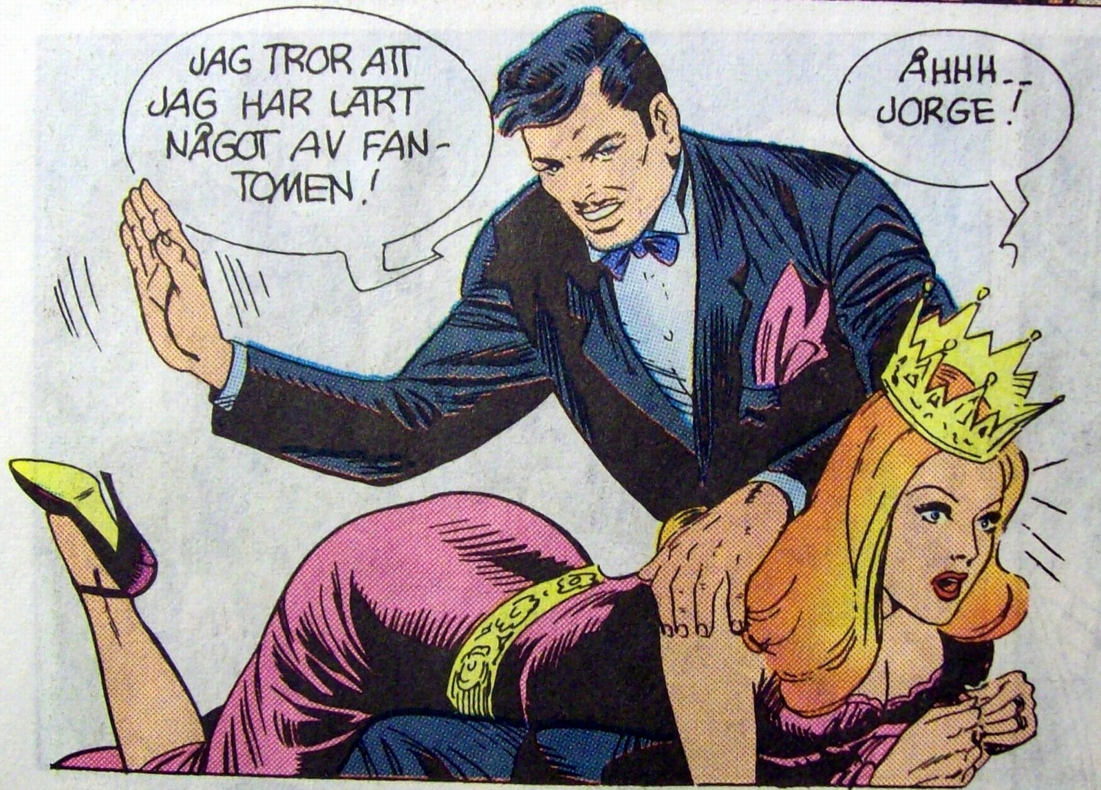 To Spank A Comic Strip Queen pic image