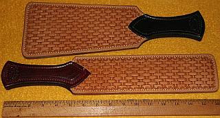 leather spanking paddles