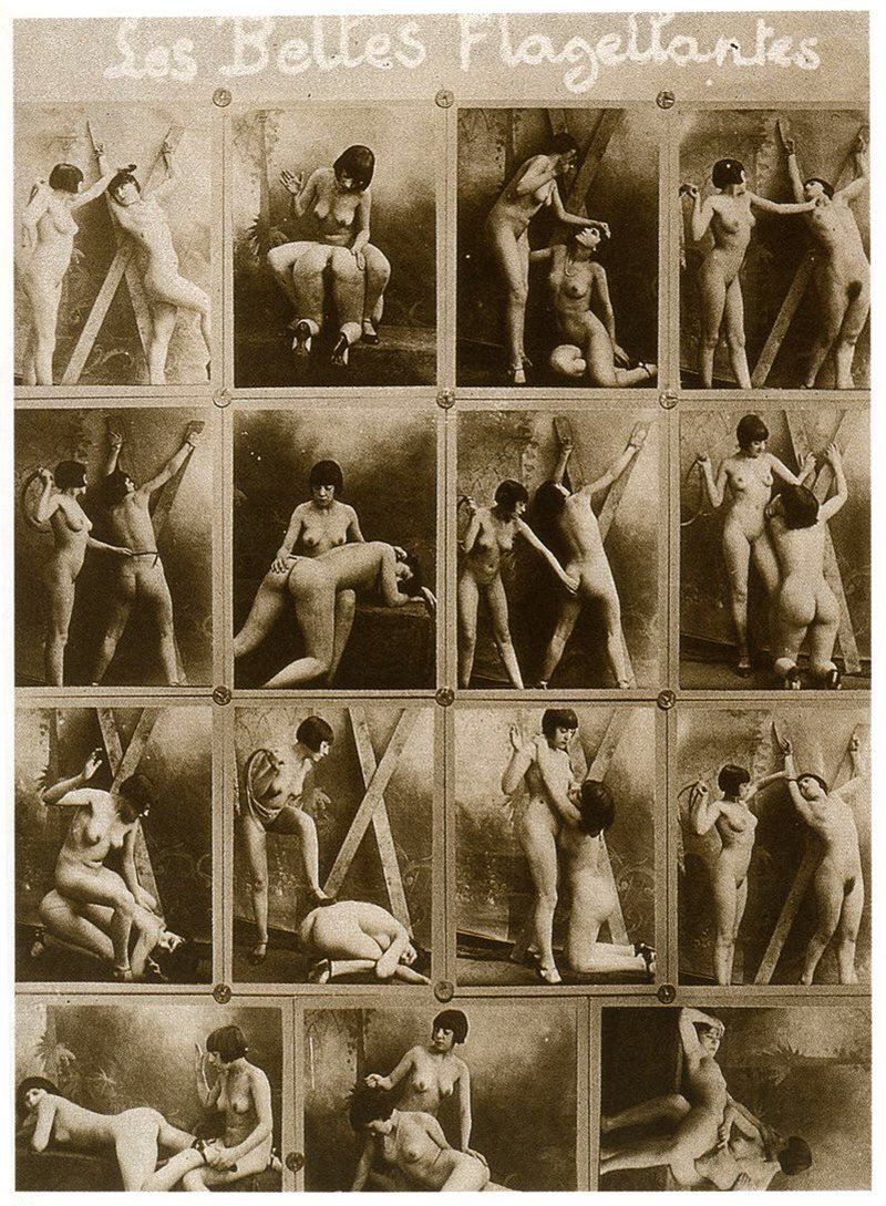 vintage french whipping photos