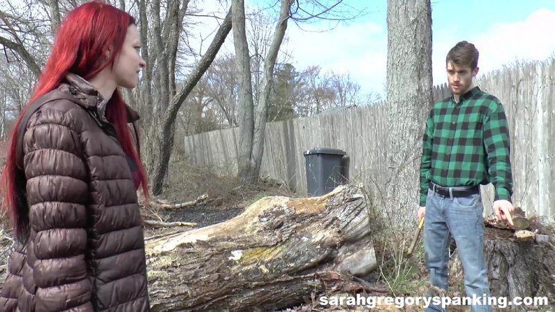 sassing a lumberjack