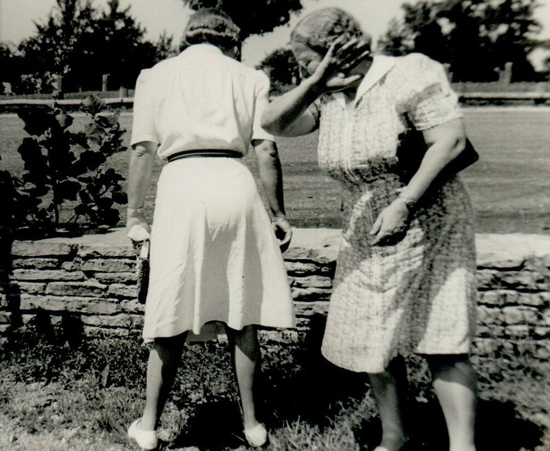 mother daughter vintage spanking photo