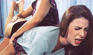 woman gets an otk spanking