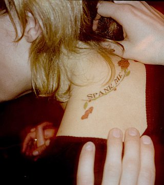 tattoo that says spank me