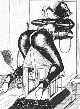 spanking machine and bondage horse device