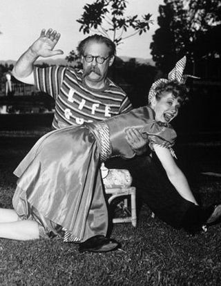 Lucille Ball gets a spanking