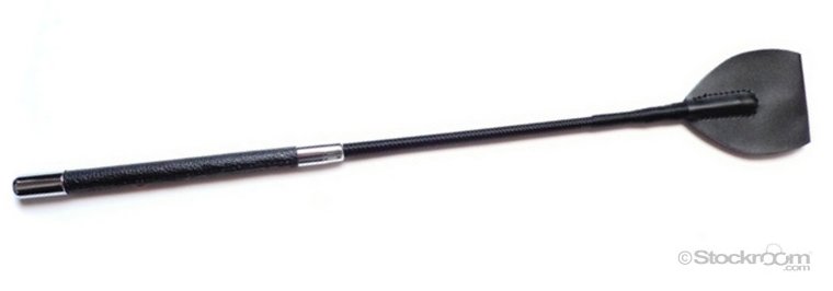 short leather riding crop from The Stockroom