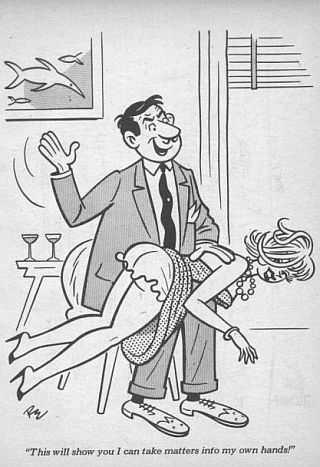 OTK spanking cartoon