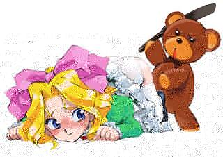 teddy bear spanking