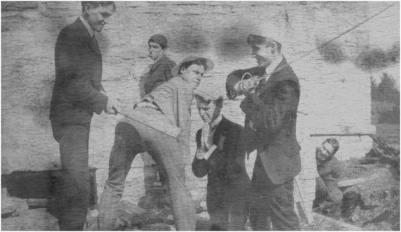 vintage fraternity spanking photo