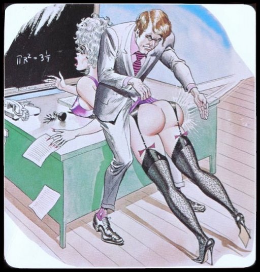 bill ward spanking illustration