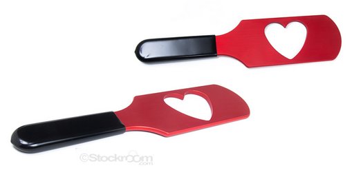 paddle for leaving a heart-shaped welt