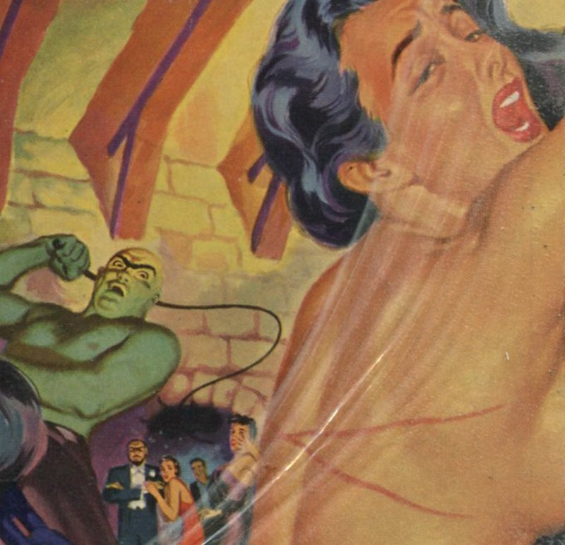 whipping a baroness pulp novel lurid cover