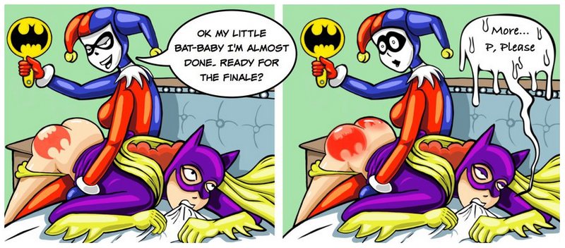 batgirl getting spanked and loving it