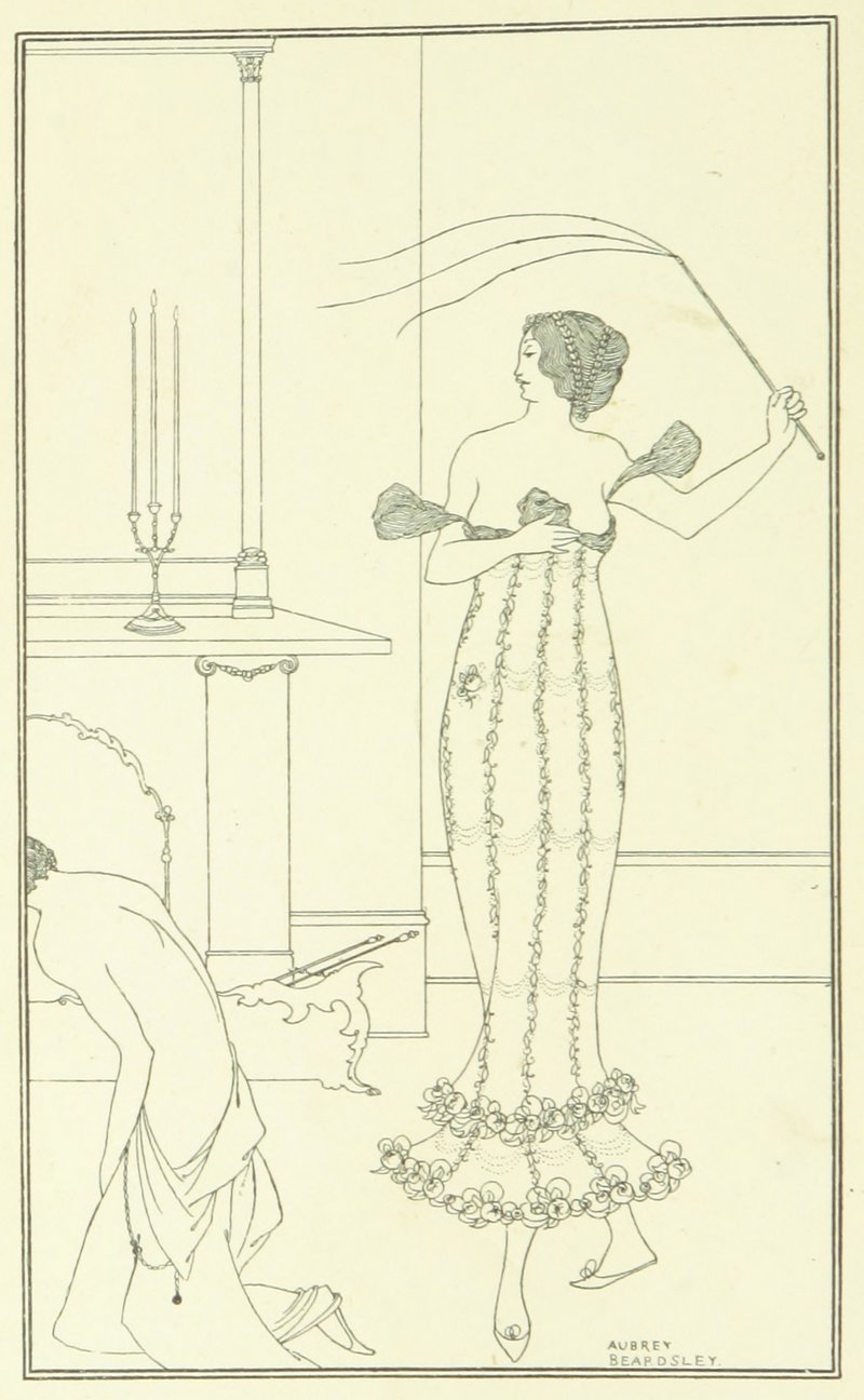 aubrey beardsley whipping scene