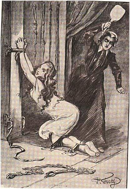 vintage bondage paddling art