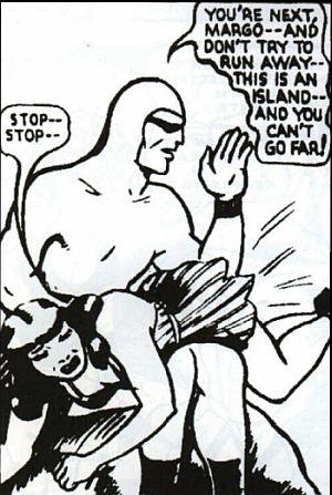 the phantom gives a spanking