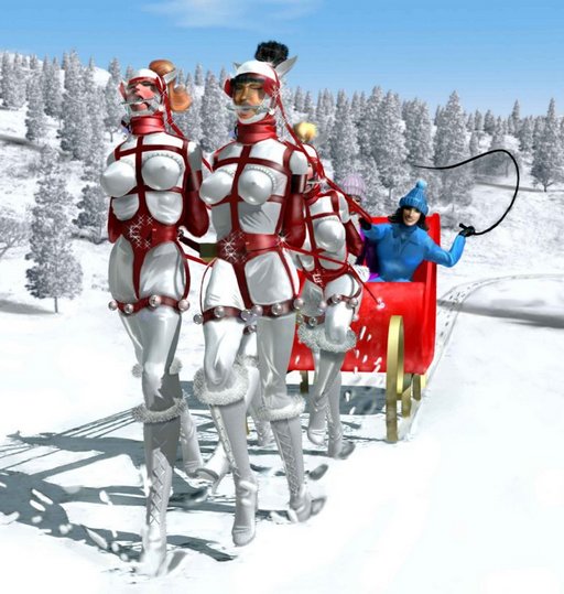 christmas reindeer-girls