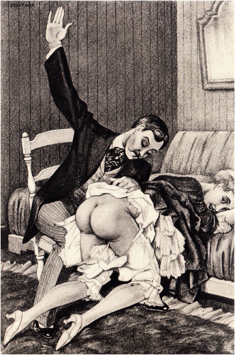 delighted spanked blonde by Fontana