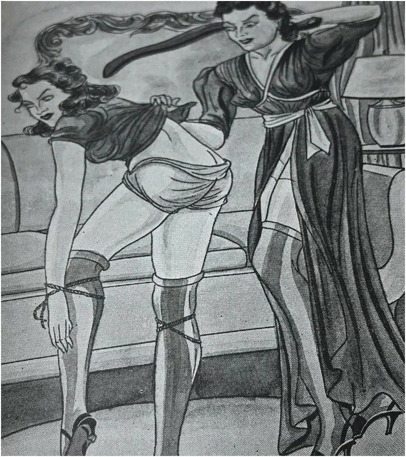 panties down leather strapping