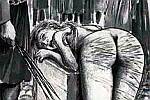 nude girl birched in public