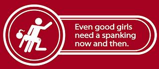 Even good girls need a spanking now and then