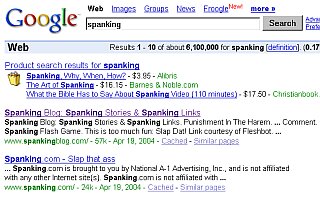 number one google result screenshot