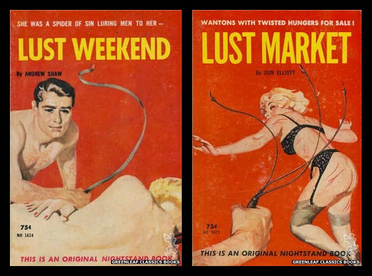 lust weekend and lust market book covers