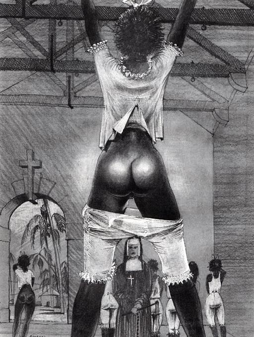 black girl whipped in a tropical convent