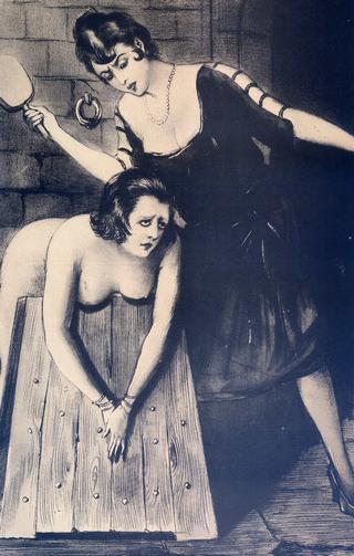 vintage spanking and bondage art