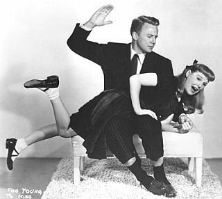 June Allyson gets a spanking