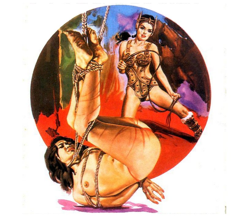 bound and whipped by Gengis Khana