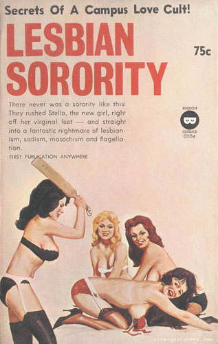 cover of lesbian spanking stroke book