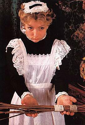 maid ready for her birching punishment