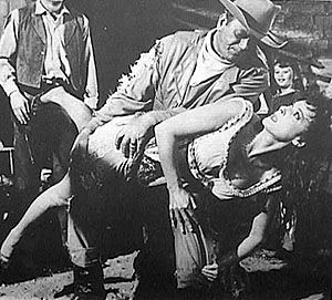 Spanking Maureen O\'Hara in McClintock