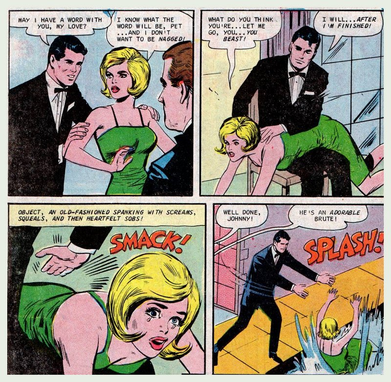 cocktail party wife spanking