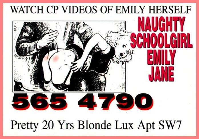 otk spanking hooker ad card