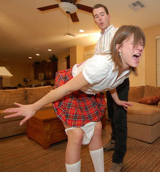 shrieking in the instant after a huge paddle spank
