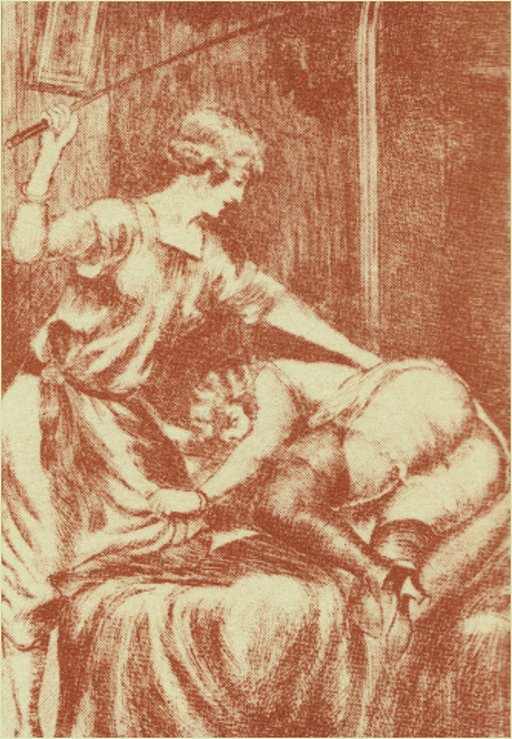 caned in her own bed