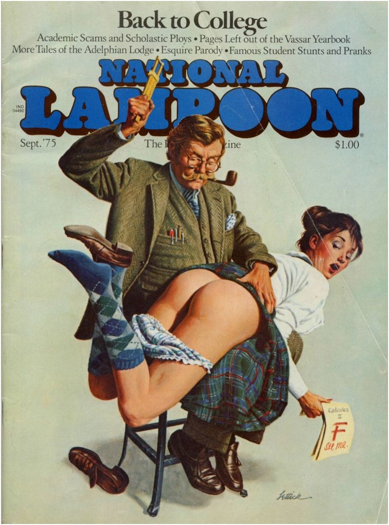 national lampoon slide rule spanking cover