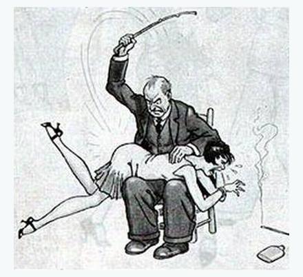 flapper gets a spanking