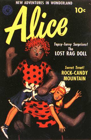 alice gets a spanking from a scary doll