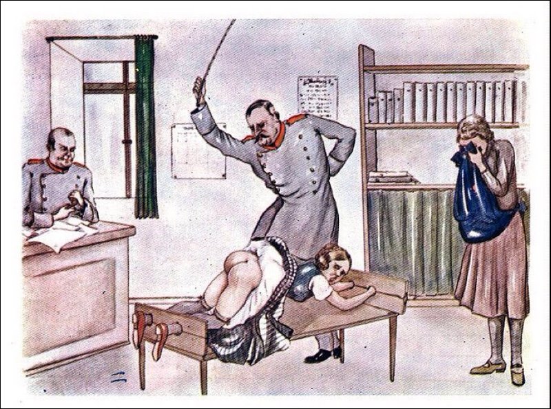 helga bode judicial caning in the spanking stocks