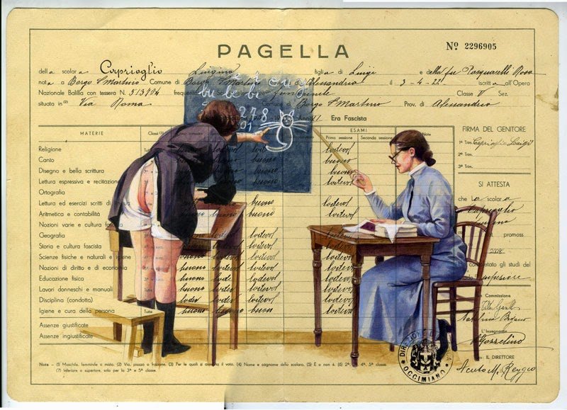 foolishness at the chalkboard means spanking at the blackboard