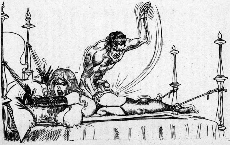 a brisk hand spanking before the anal sex