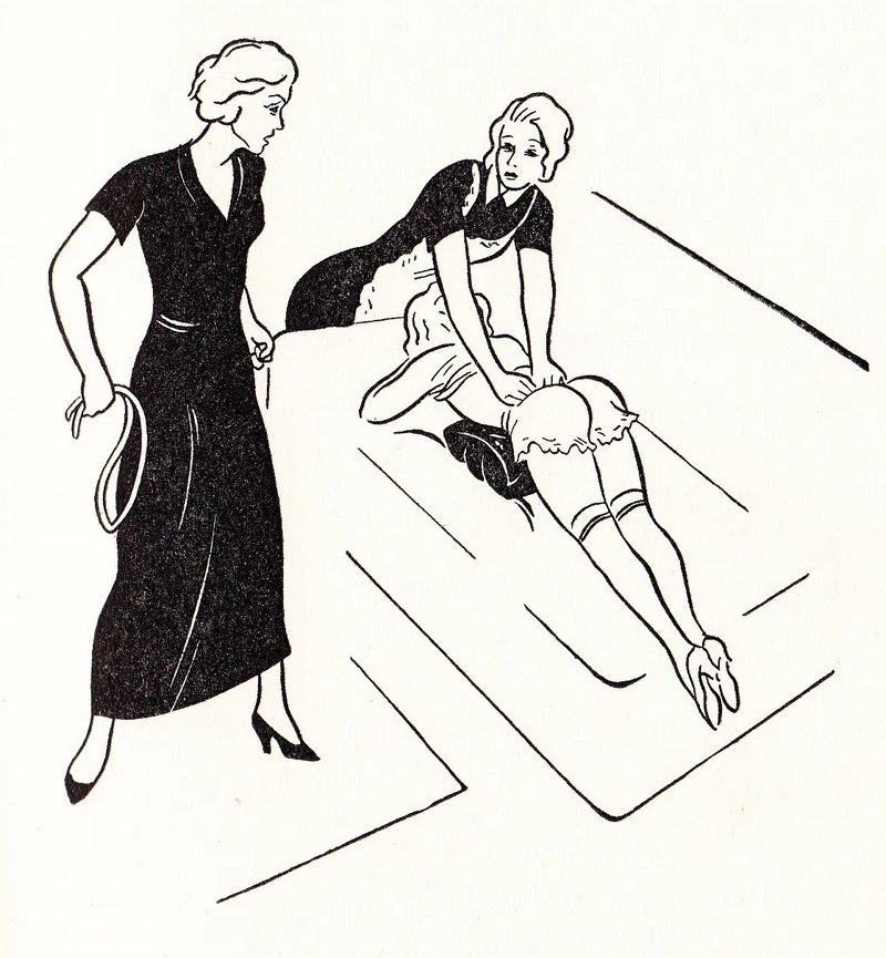 held down for spanking