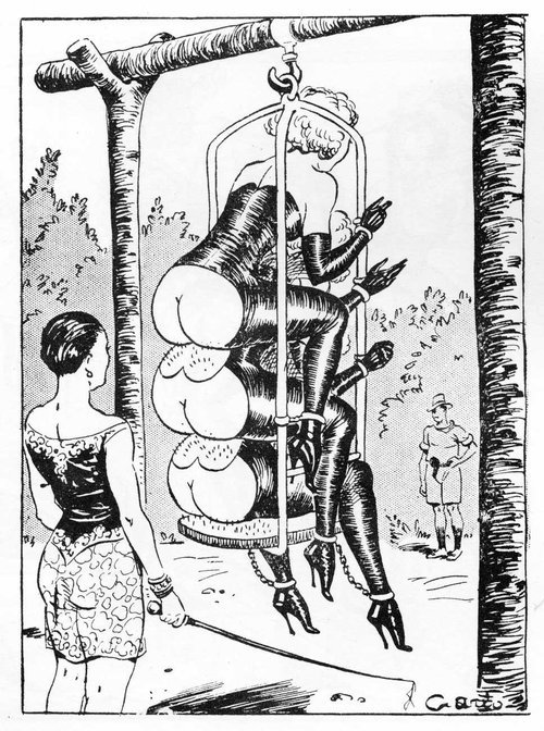 whipping three girls at once