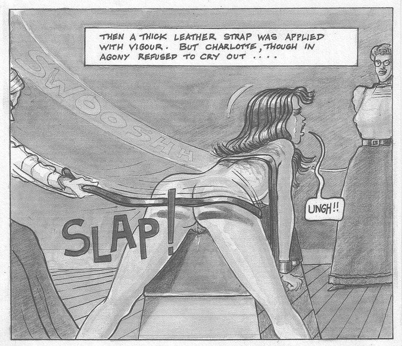 leather strap whipping for Charlotte